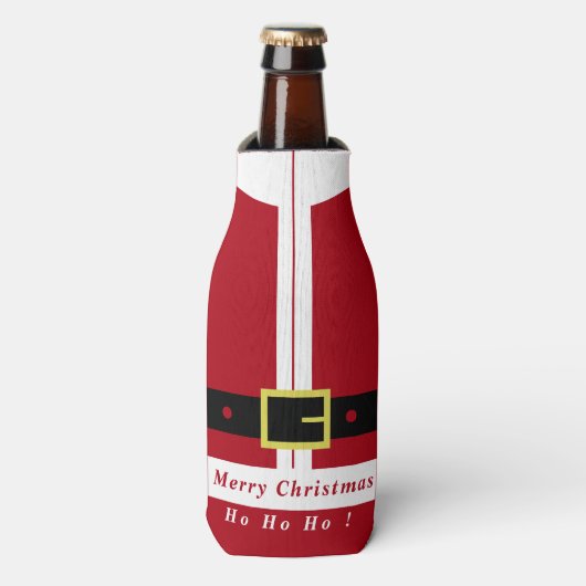 Weihnachtsflasche Cooler Flaschenkühler (Flaschenvorderseite)