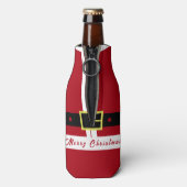 Weihnachtsflasche Cooler Flaschenkühler (Flasche Rückseite)