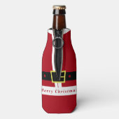 Weihnachtsflasche Cooler mit Weihnachtskleidung Fu Flaschenkühler (Flasche Rückseite)