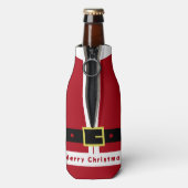 Weihnachtsflasche Cooler Weihnachtsgeschenk Flaschenkühler (Flasche Rückseite)