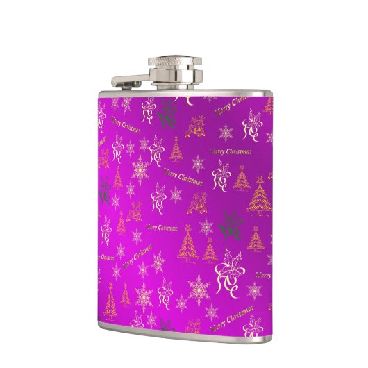 Weihnachtsflasche Flachmann (Links)