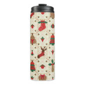 Weihnachtsflasche Thermosbecher (Vorderseite)