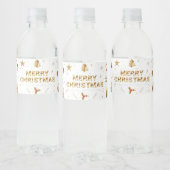 Weihnachtsflasche Wasserflaschenetikett (Flaschen)