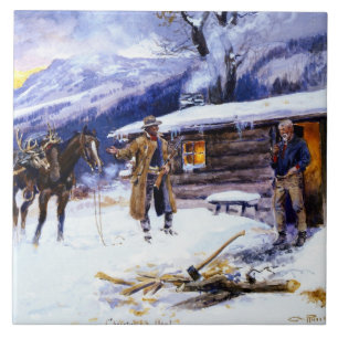 „Weihnachtsfleisch“ von Charles M. Russell Fliese