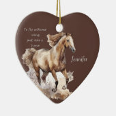 Weihnachtsfliege ohne Flügel Liebe Keramik Ornament (Rechts)