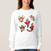 Weihnachtsfliege Sweatshirt (Vorderseite)
