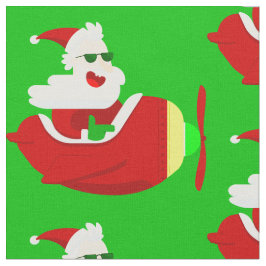 Weihnachtsflieger Santa-Claus lustig Stoff