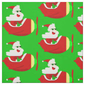 Weihnachtsflieger Santa-Claus lustig Stoff (Muster)