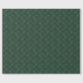 Weihnachtsfloral Geschenkpapier (Flach)