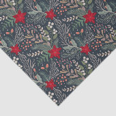 Weihnachtsfloral Poinsettia Winter Heather Seidenpapier (Ausschnitt)