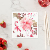 Weihnachtsfloral Serviette (Beispiel)