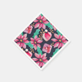 Weihnachtsfloral Serviette (Ecke)