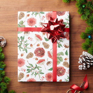 Weihnachtsfloristik Geschenkpapier