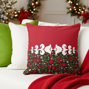 Weihnachtsfloristik Kissen