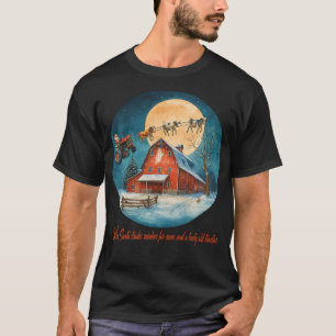Weihnachtsflug im Bauernhof T-Shirt