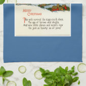 Weihnachtsflugzeug Küchentuch (Gefaltet)