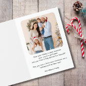 Weihnachtsflugzeug Snowflake Foto Funny Aviation Folienkarte