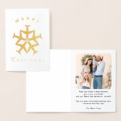 Weihnachtsflugzeug Snowflake Foto Funny Aviation Folienkarte (Anzeige)