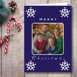 Weihnachtsflugzeug Snowflake Foto Funny Aviation Karte