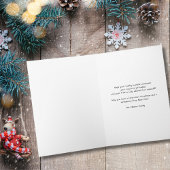 Weihnachtsflugzeug Snowflake Foto Funny Aviation Karte