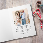 Weihnachtsflugzeug Snowflake Foto Funny Aviation Karte