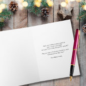 Weihnachtsflugzeug Snowflake Foto Funny Aviation Karte