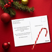 Weihnachtsflugzeug Snowflake Simply Funny Aviation Postkarte