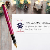 Weihnachtsflugzeug-Snowflatter-Flugadresse