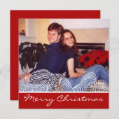 Weihnachtsflut Feiertagskarte (Vorne/Hinten)