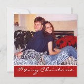 Weihnachtsflut Feiertagskarte (Vorderseite)