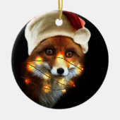 Weihnachtsfock Keramik Ornament (Vorne)