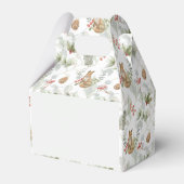 Weihnachtsfocken, Kiefernzweige, Beeren Geschenkschachtel (Rückseite)