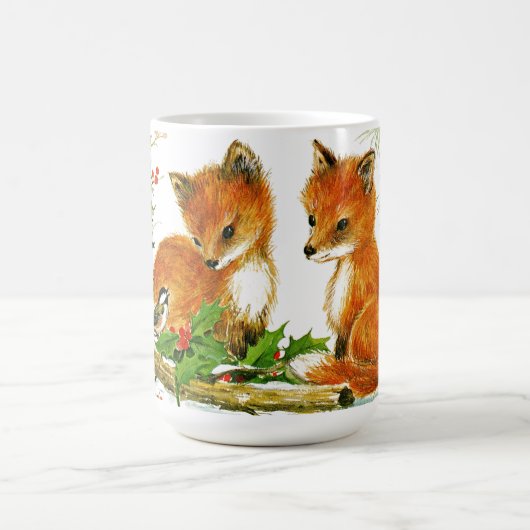 Weihnachtsfohlen Niedlicher Feiertag Kaffeetasse (Mittel)