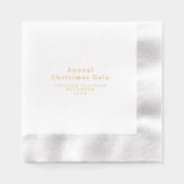 Weihnachtsfohlen Stempelte Napkins Servietten Mit Folie (Vorderseite)