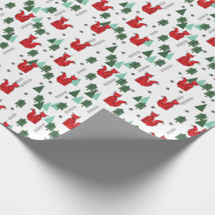 Weihnachtsfohlen Weihnachtsweiß Geschenkpapier