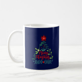 Weihnachtsfoliage-Blätter Kaffeetasse