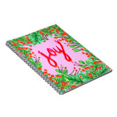 Weihnachtsfoliage - Freude Notizblock (Rechte Seite)