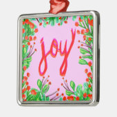 Weihnachtsfoliage - Freude Ornament Aus Metall (Links)
