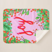 Weihnachtsfoliage - Freude Sherpadecke (Vorderseite (Horizontal))