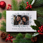 Weihnachtsfolien-Foto Feiertagskarte