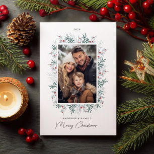 Weihnachtsfolien-Foto Feiertagskarte
