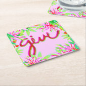 Weihnachtsfolien - geben rechteckiger pappuntersetzer (angewinkelt)