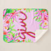 Weihnachtsfolien - geben sherpadecke (Vorderseite (Horizontal))