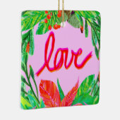 Weihnachtsfolien - Liebe Keramikornament (Rechts)