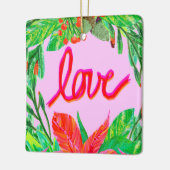 Weihnachtsfolien - Liebe Keramikornament (Links)