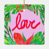 Weihnachtsfolien - Liebe Keramikornament (Rückseite)