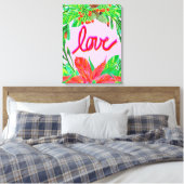 Weihnachtsfolien - Liebe Leinwanddruck (Insitu (Schlafzimmer))