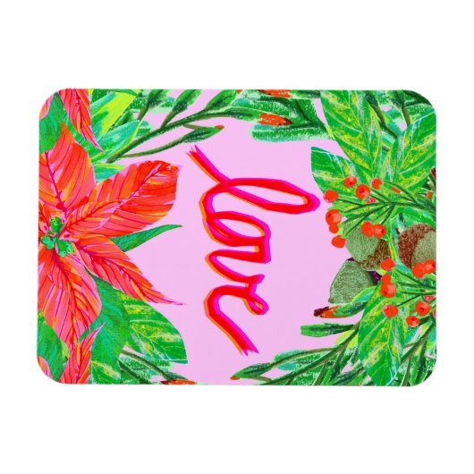 Weihnachtsfolien - Liebe Magnet (Horizontal)