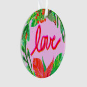 Weihnachtsfolien - Liebe Ornament (Vorderseite)