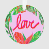 Weihnachtsfolien - Liebe Ornament (Vorderseite)